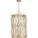 Snowden 8 Light 18 inch Burnished Brass Pendant Ceiling Light