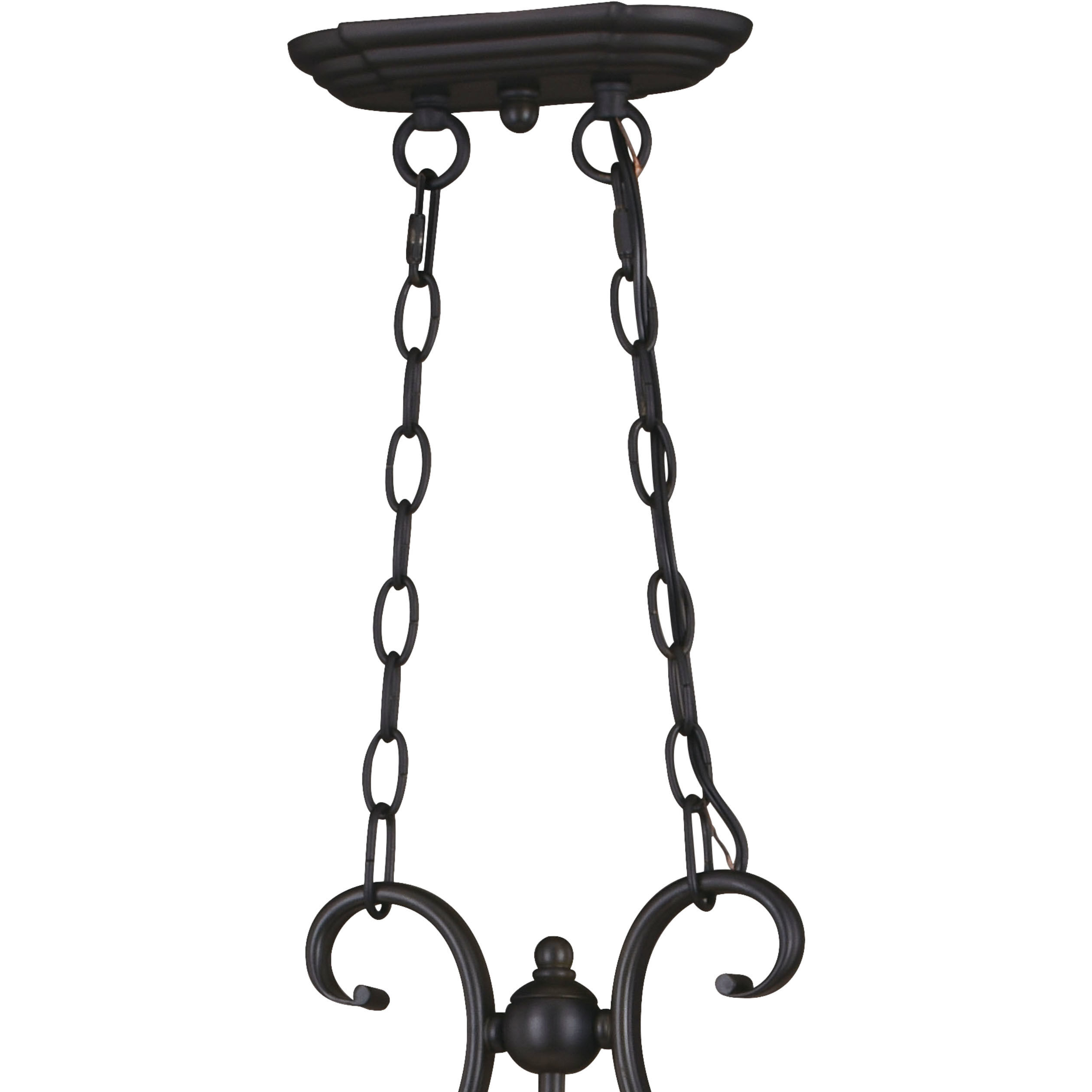Monrovia LED 43.75 inch Oil Rubbed Bronze Linear Chandelier Ceiling Light