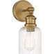 Vintage 1 Light 5 inch Natural Brass Wall Sconce Wall Light
