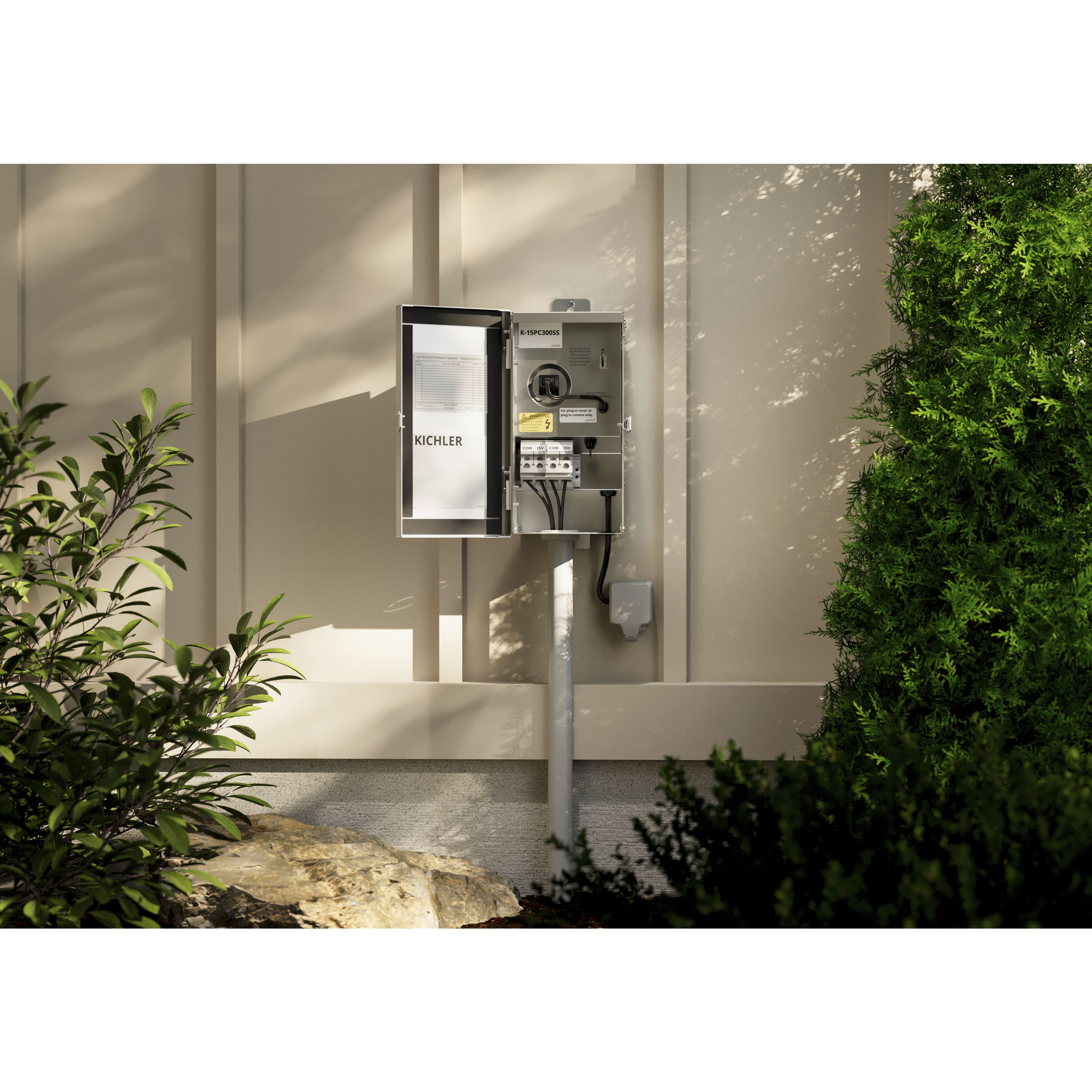Pro Contractor Series 120 AC Stainless Steel Landscape 12V Transformer