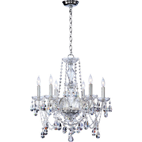 Bohemian Katerina 6 Light 23 inch Chrome Chandelier Ceiling Light