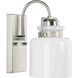 Fessler 1 Light 5 inch Brushed Nickel Bath Light Wall Light