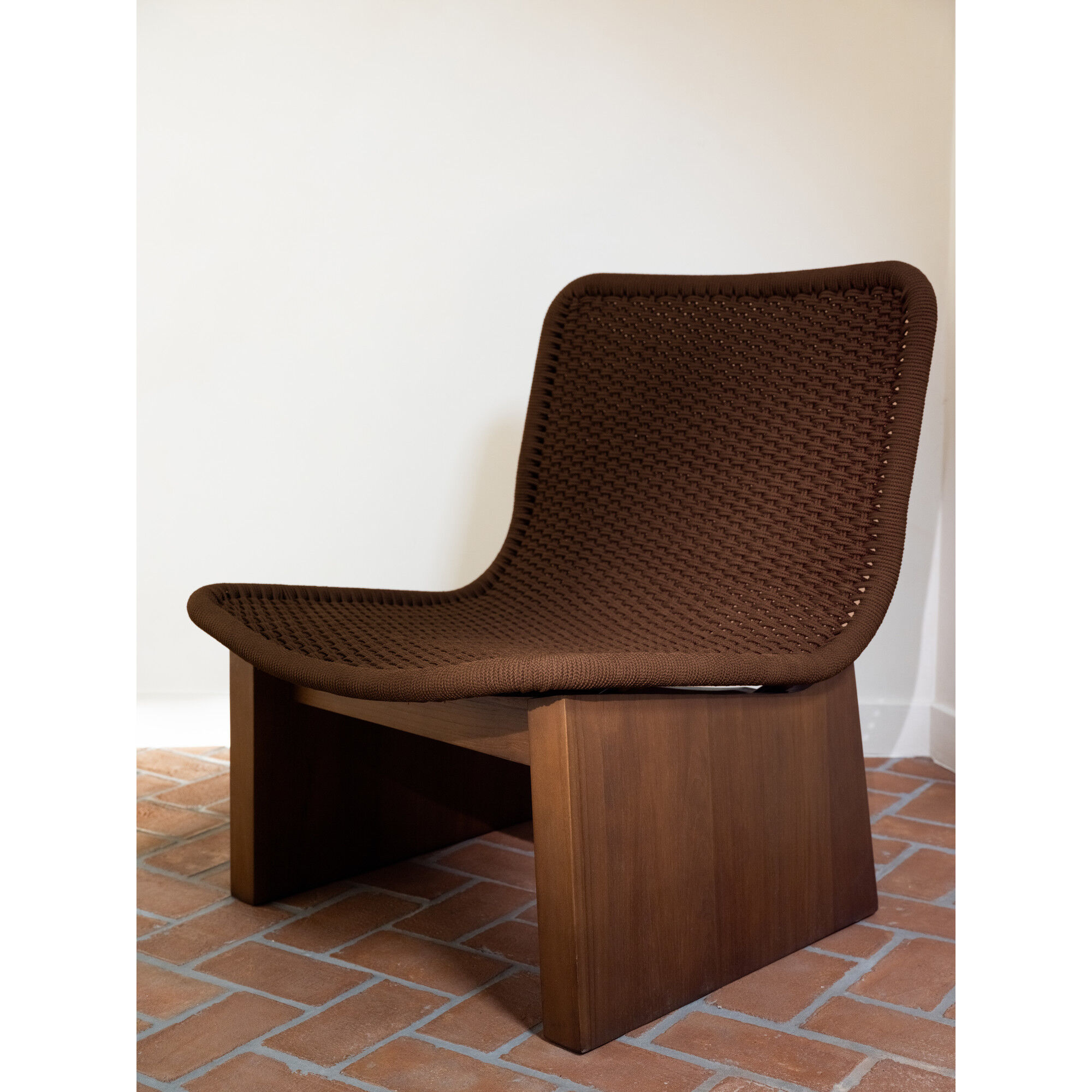 Savanna Brown Outdoor Accent Chair