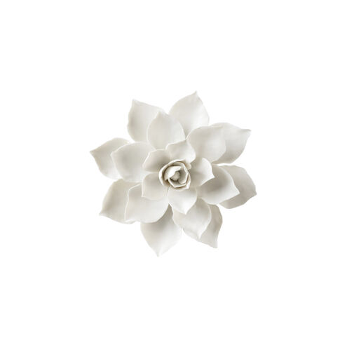 Elizabeth Wicker Matte White Decorative Object