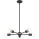 Lansdale 5 Light 19 inch Scandinavian Gray Chandelier Ceiling Light