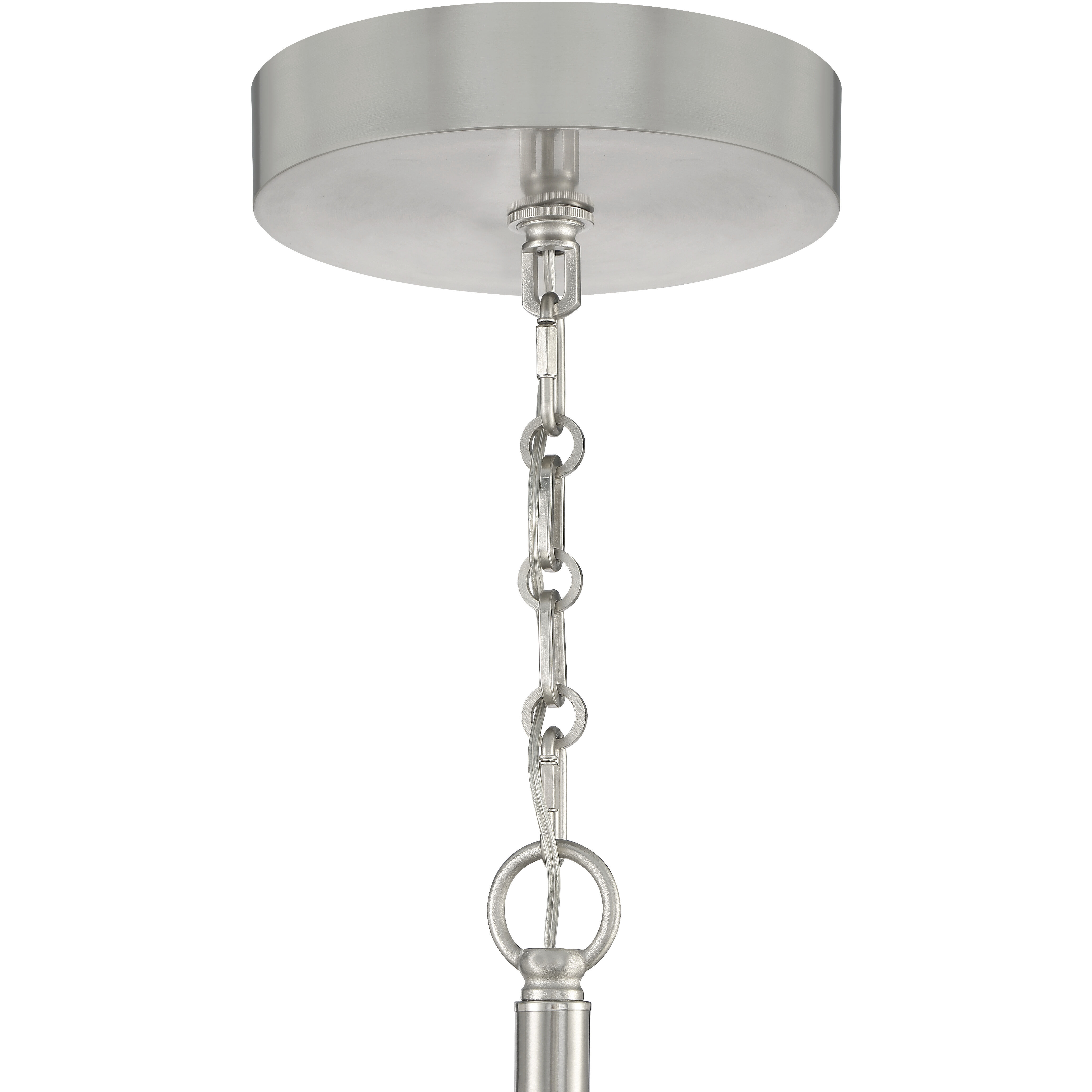 Museo 28 Light 48 inch Brushed Polished Nickel Chandelier Ceiling Light
