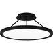 Outskirts LED 20 inch Earth Black Semi-Flush Mount Ceiling Light