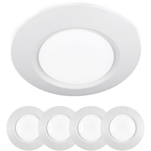 I Can't Believe It's Not Recessed LED 7.5 inch White Flush Mount Ceiling Light in 3000K