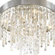 Winfield 4 Light 16 inch Antique Silver Flush Mount Ceiling Light