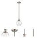 Ballston Small Waverly 1 Light 6 inch Brushed Satin Nickel Pendant Ceiling Light, Ballston