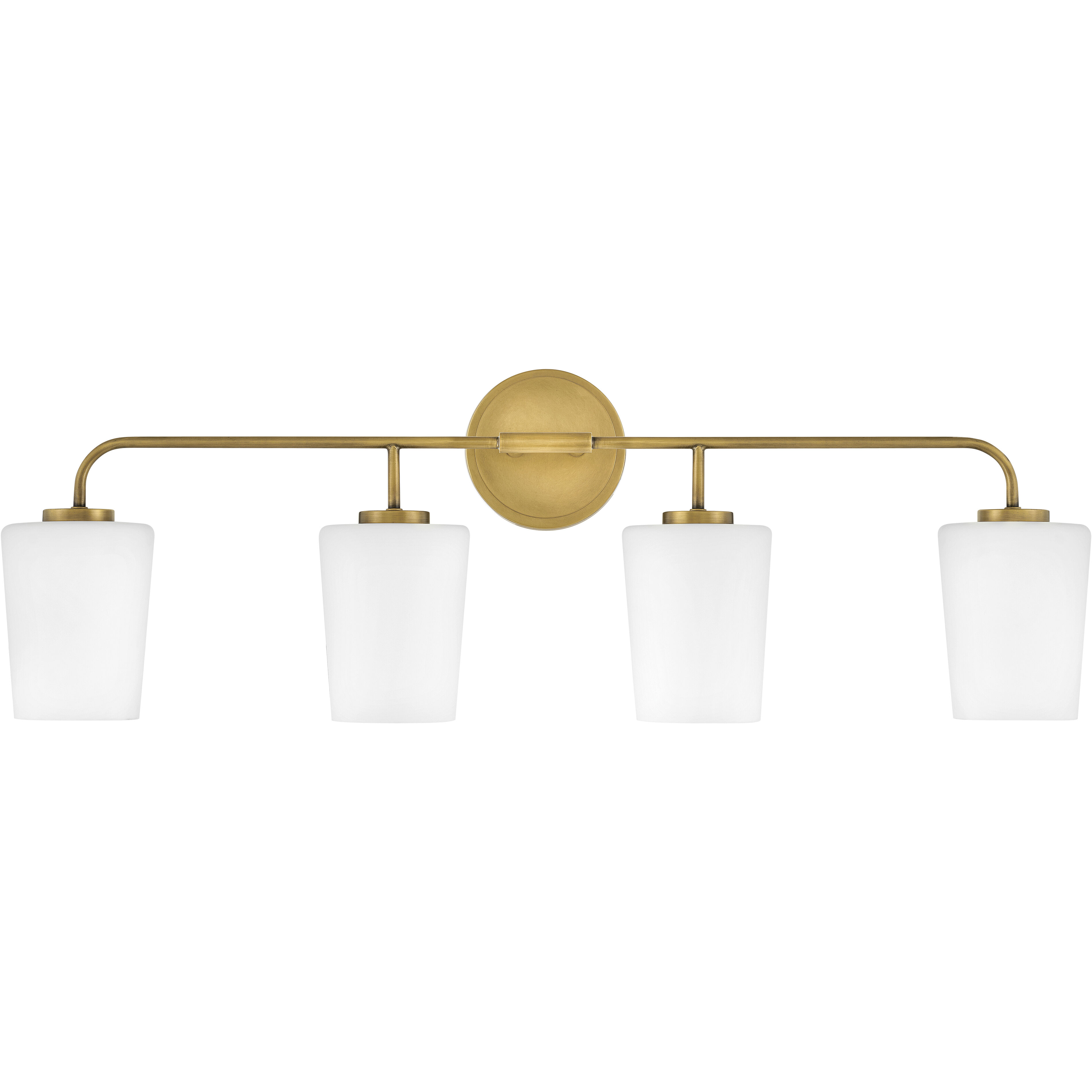 Kline LED 33 inch Heritage Brass Bath Light Wall Light