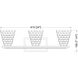 Annalise 3 Light 24 inch Brushed Nickel Vanity Wall Light