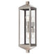 Nyack 2 Light 24 inch Brushed Nickel Outdoor Wall Lantern