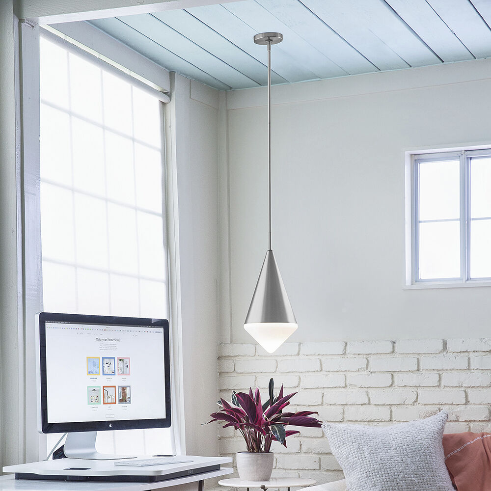 Betty LED 9.5 inch Polished Nickel Pendant Ceiling Light