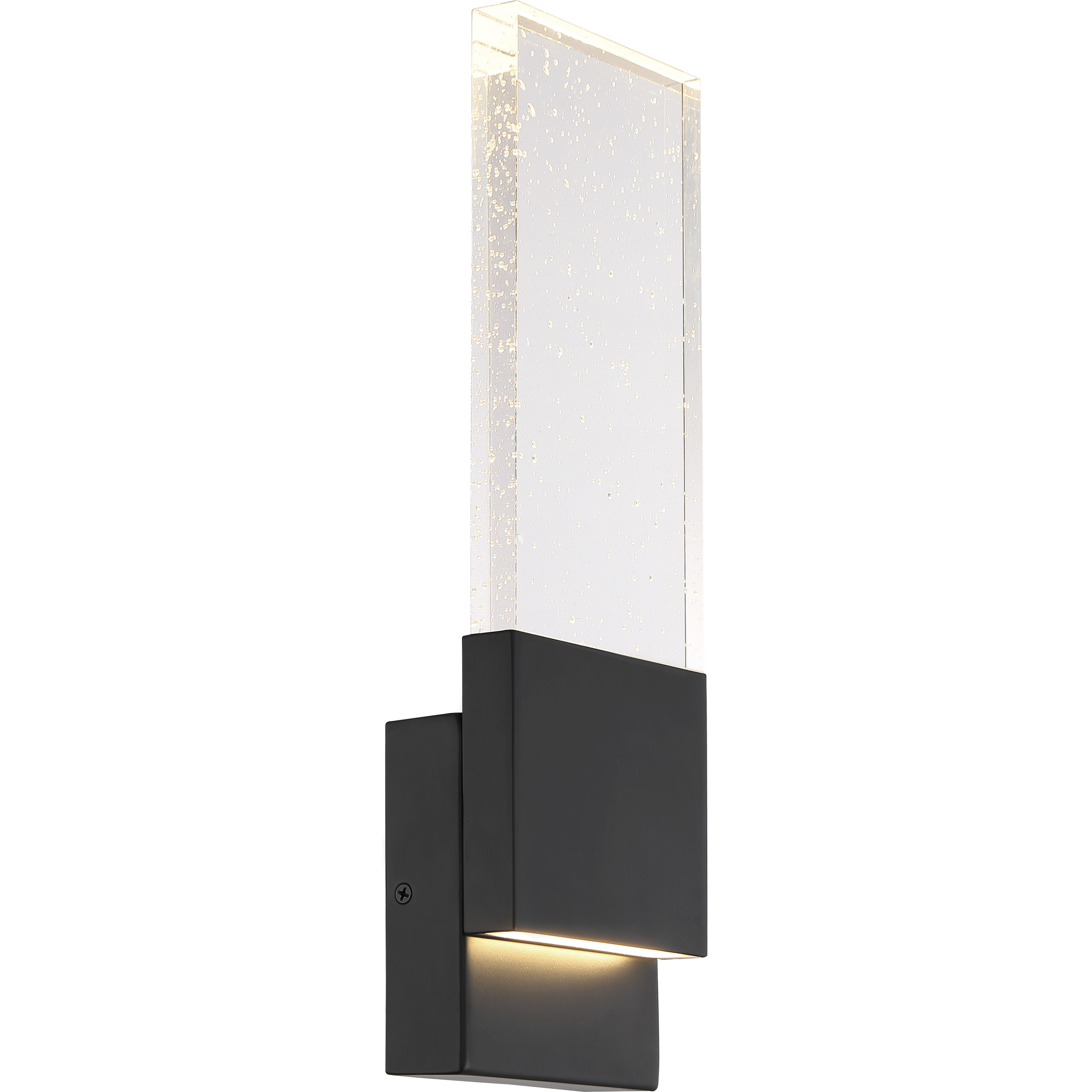 Ellusion LED 5 inch Matte Black ADA Wall Sconce Wall Light, Large