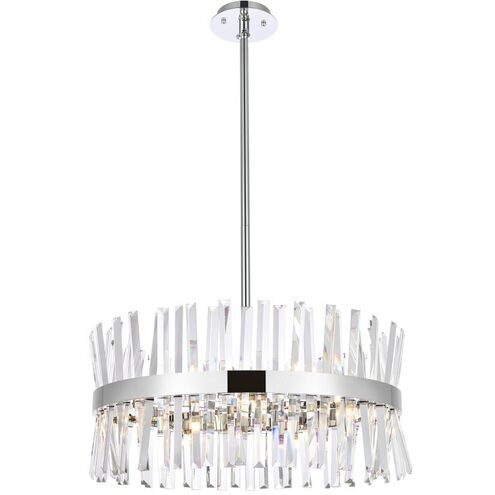 Serephina 14 Light 25 inch Chrome Pendant Ceiling Light
