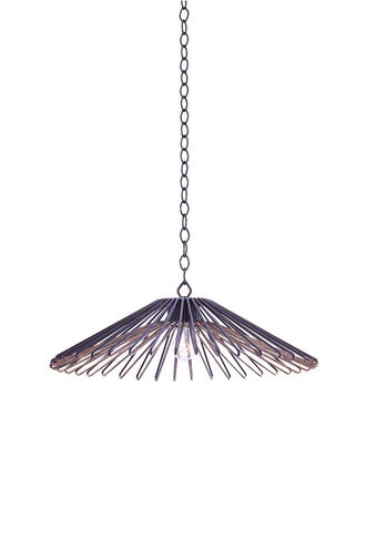 Metro Ii 1 Light 23.75 inch Bronze Gold Pendant Ceiling Light