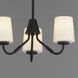 Durham 3 Light 18.5 inch Black Mini Chandelier Ceiling Light