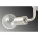 Zag 3 Light 10.25 inch Brushed Nickel Chandelier Ceiling Light