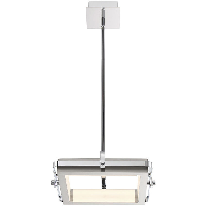 Annilo LED 14.5 inch Chrome Pendant Ceiling Light