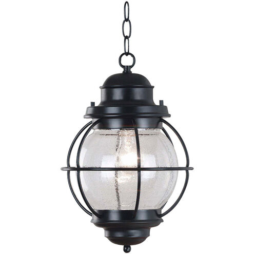 Hatteras 1 Light 10 inch Black Outdoor Hanging Lantern