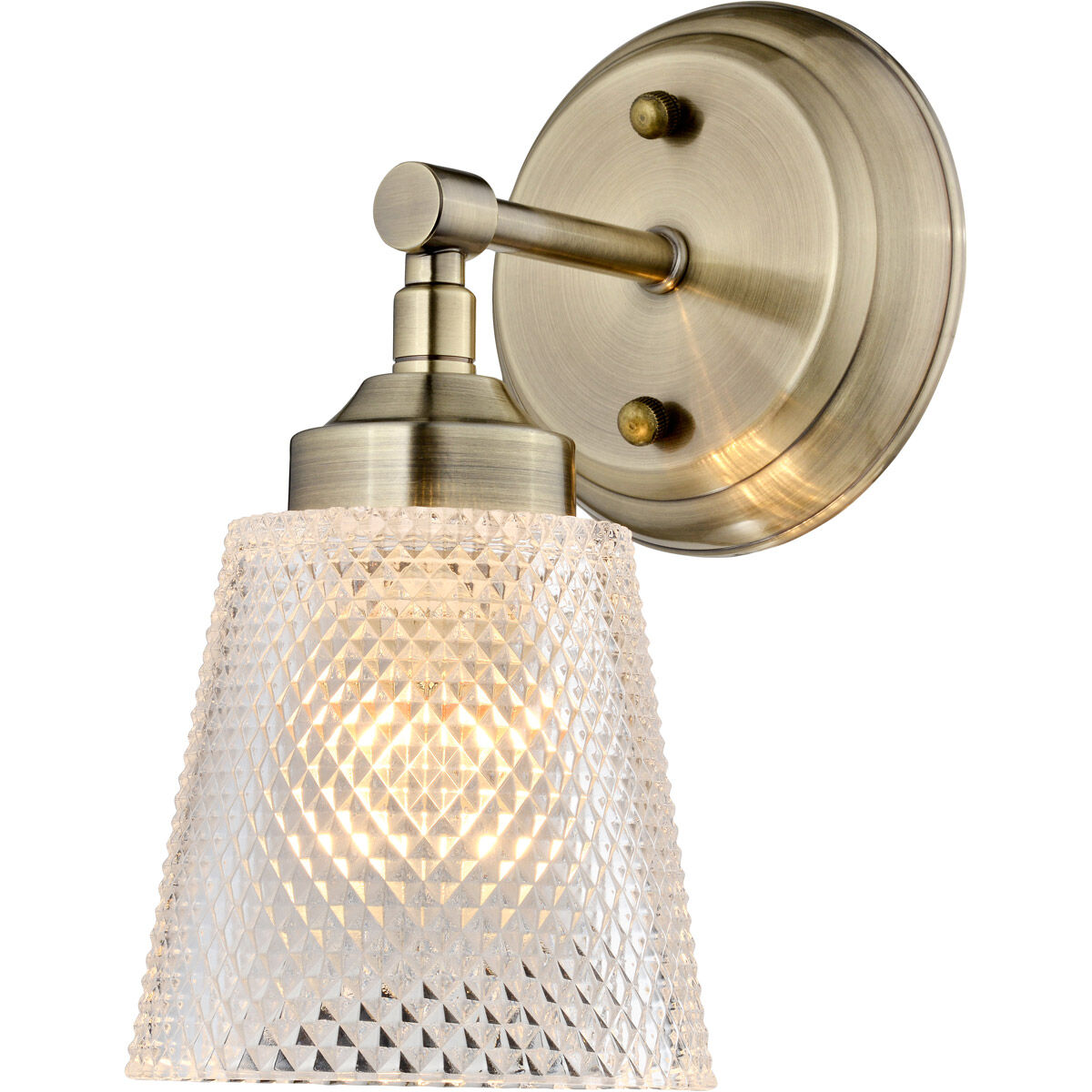 Varaluz 312B01AB Westport 1 Light 5 inch Antique Brass Bath Vanity