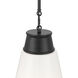 Bellaryn 1 Light 11.25 inch Matte Black Pendant Ceiling Light