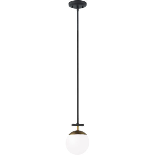 Alluria 1 Light 6 inch Weathered Black W/Autumn Gold Mini Pendant Ceiling Light