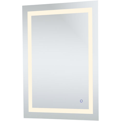 Helios 36 X 27 inch Silver Lighted Wall Mirror 