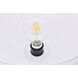 Jeanne 2 Light 13 inch Black Flush Mount Ceiling Light