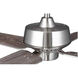 Drift 32 inch Brushed Nickel with Silver/Driftwood Blades Ceiling Fan