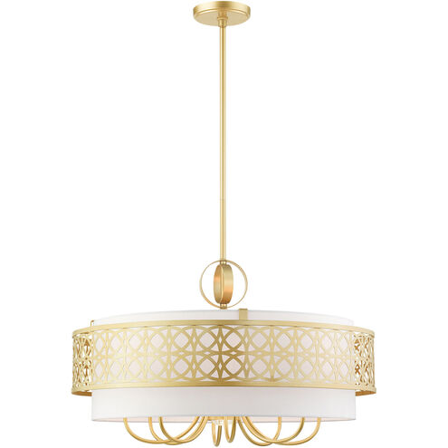 Calinda 9 Light 30 inch Soft Gold Pendant Chandelier Ceiling Light