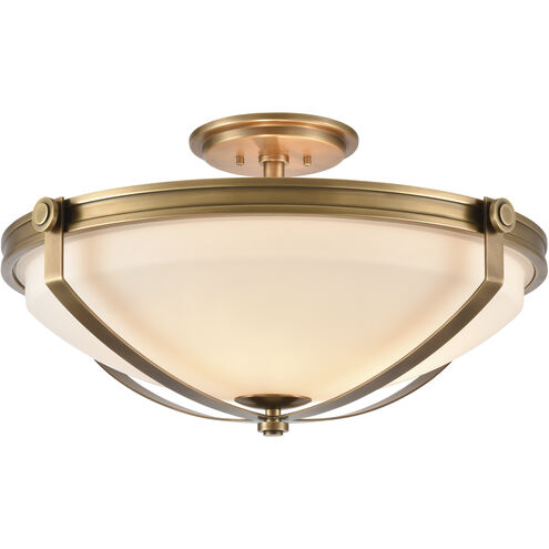 Connelly 4 Light 23 inch Natural Semi Flush Mount Ceiling Light