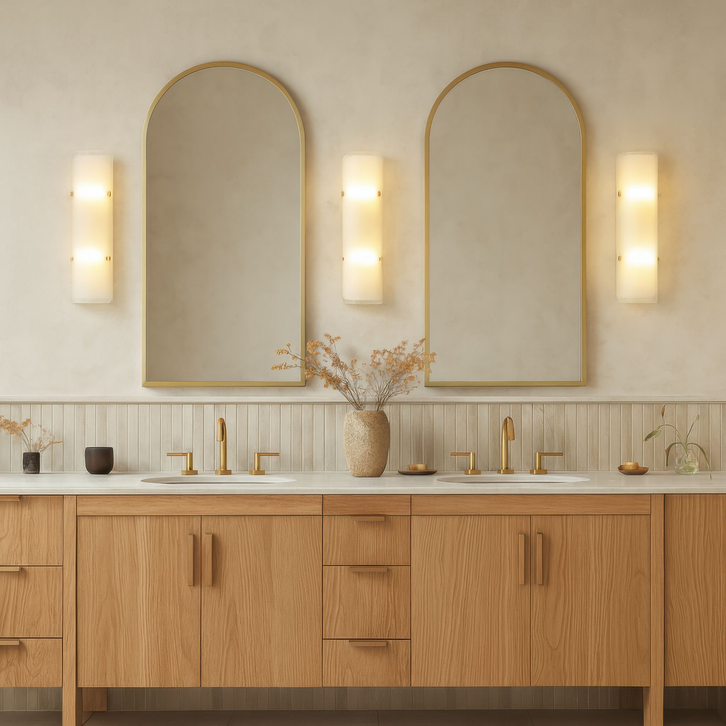 Fairchild 2 Light 6 inch Black and Polished Nickel with Satin Brass ADA Wall Sconce Wall Light