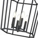 Hylena 4 Light 15 inch Textured Black Indoor Pendant Ceiling Light