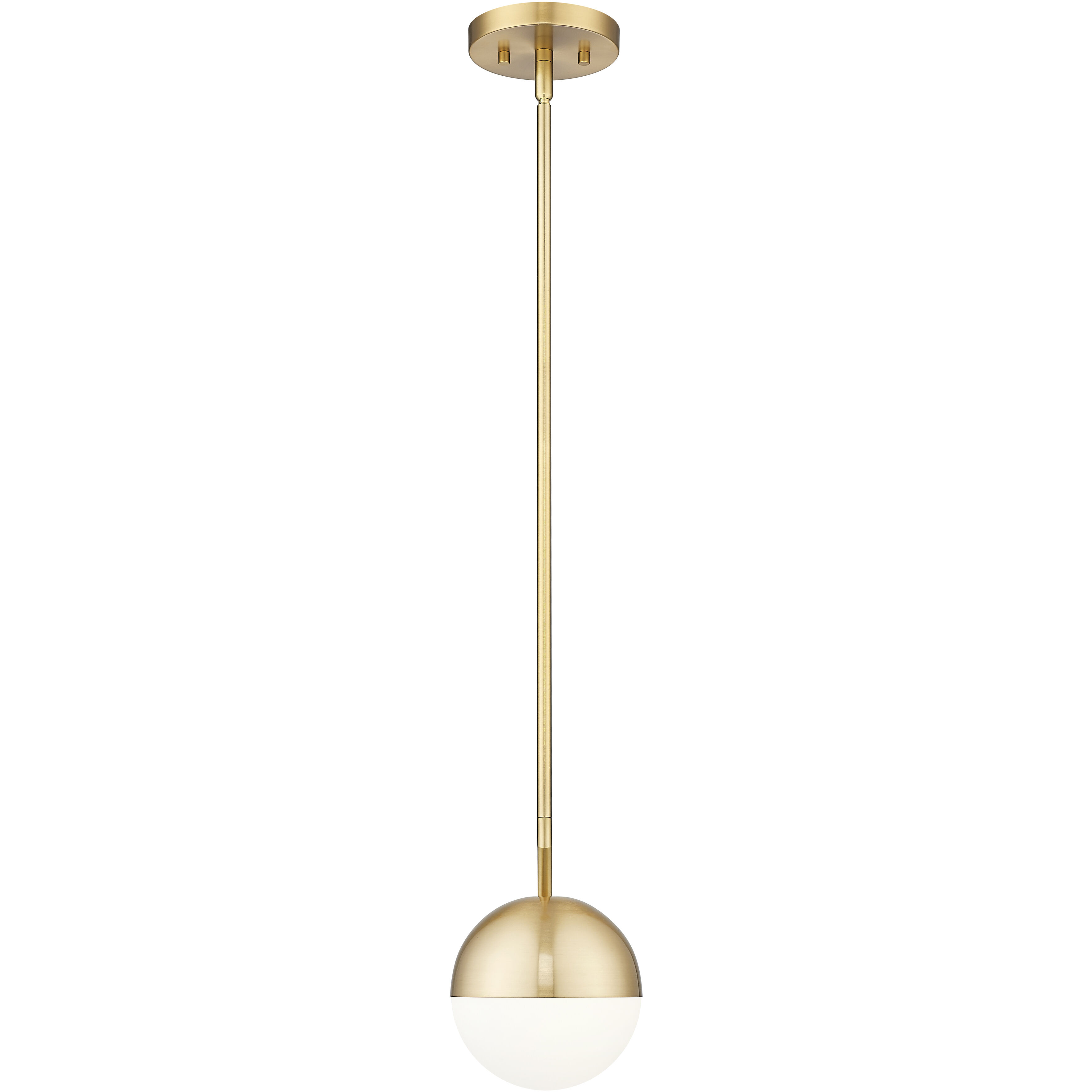 Realm Sphere 1 Light 8.5 inch Modern Gold Pendant Ceiling Light