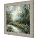 Waterside Collection Turquoise Framed Art