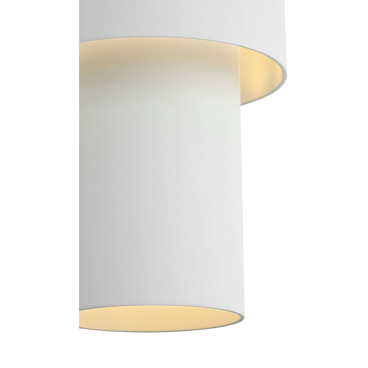 Julie Neill Chalmette LED 6 inch Plaster White Layered Pendant Ceiling Light