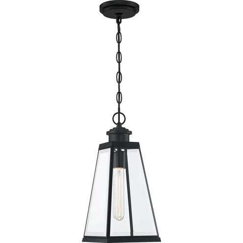 Paxton 1 Light 7 inch Matte Black Outdoor Hanging Lantern