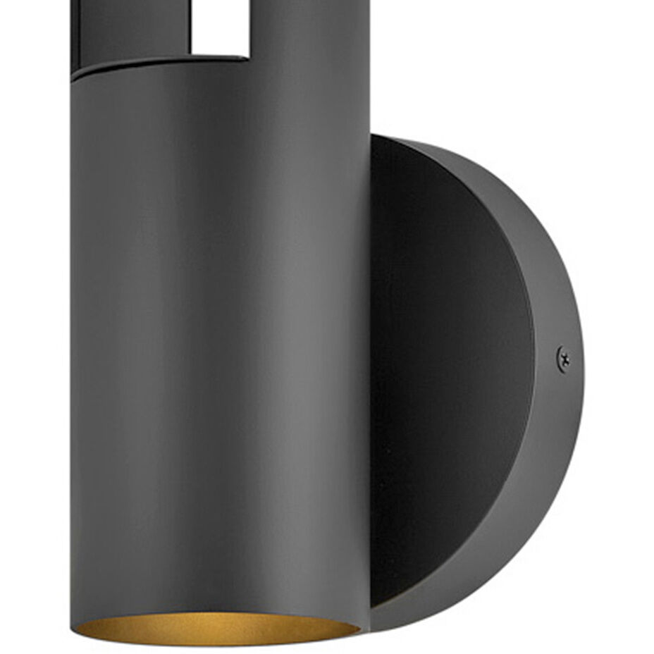 Oslo LED 18 inch Black Outdoor Wall Mount Lantern