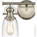 Chadwick Vanity Light Wall Light in Satin Nickel