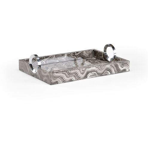 Wildwood Hand Painted/Polished Nickel Tray