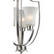 Foyer 3 Light 15 inch Brushed Nickel Chandelier Ceiling Light