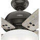 Reveille 60 inch Noble Bronze with Barnwood/Stone Blades Ceiling Fan