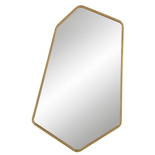 Linneah 35 X 22 inch Aged Gold Mirror