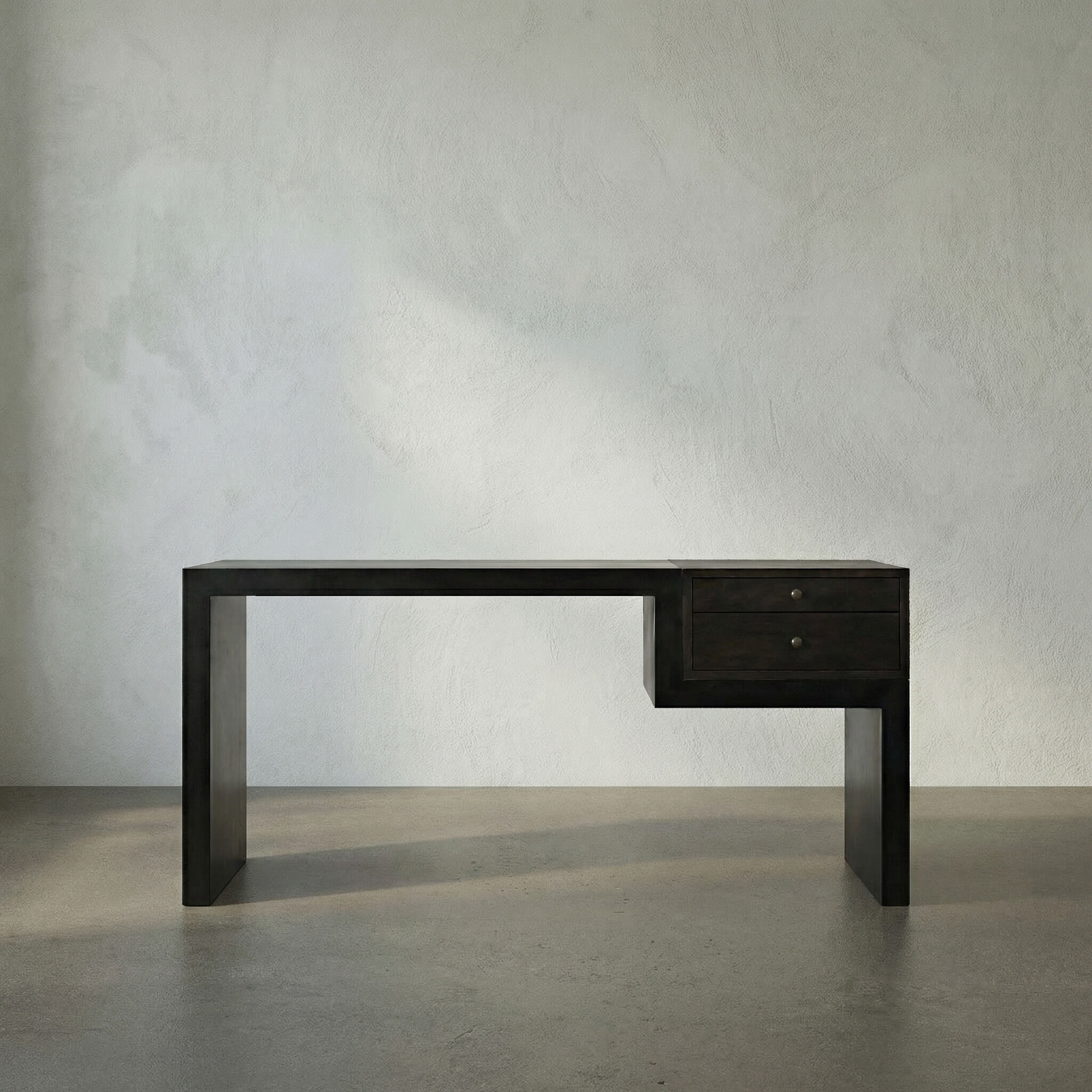 Alvaro 64 X 28 inch Matte Black Desk