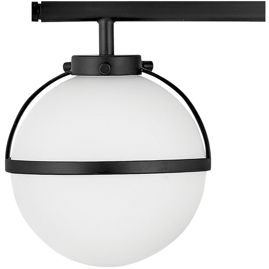 Hollis LED 24 inch Black Vanity Light Wall Light