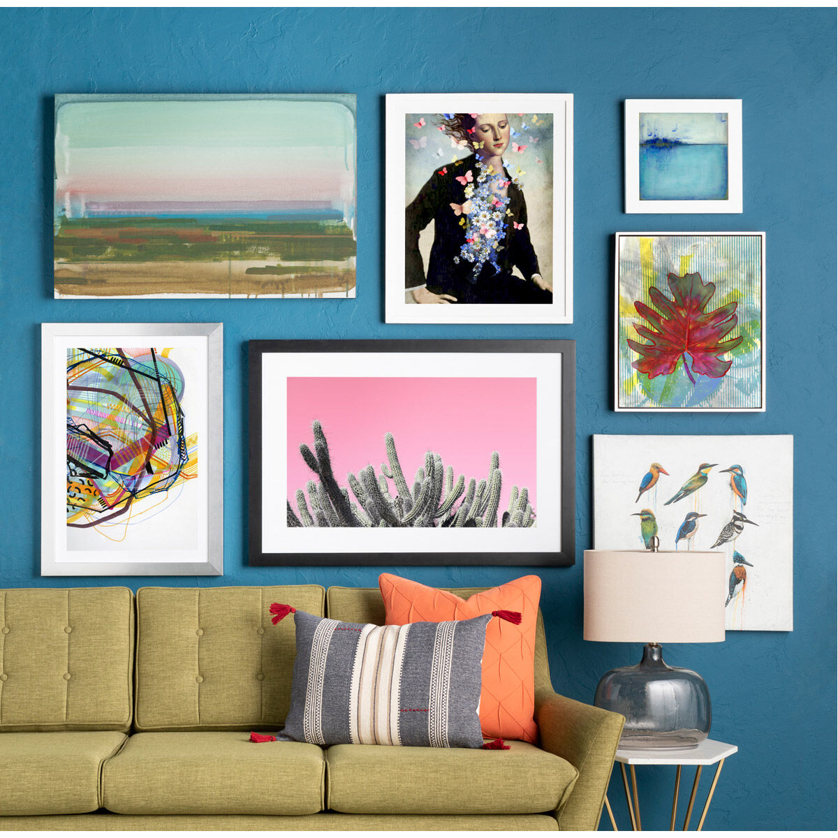 Gretchen 22 X 22 inch Terracotta Pillow Kit, Square