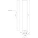 Ferguson LED 24 inch Black Bath Vanity Light Wall Light