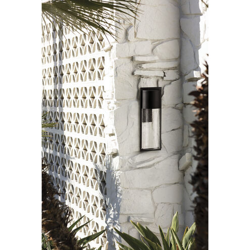 Shelter LED 16 inch Hematite Outdoor Wall Mount Lantern